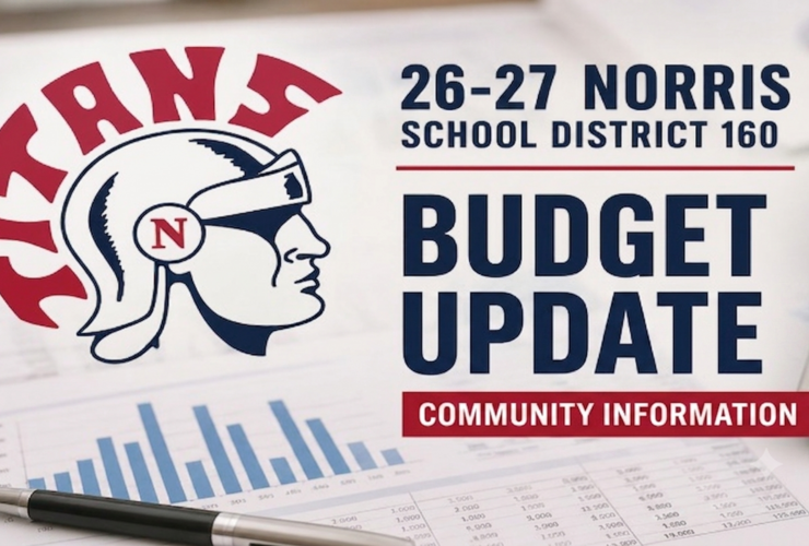 26-27 Norris School District 160 Budget Update Community Information graphic