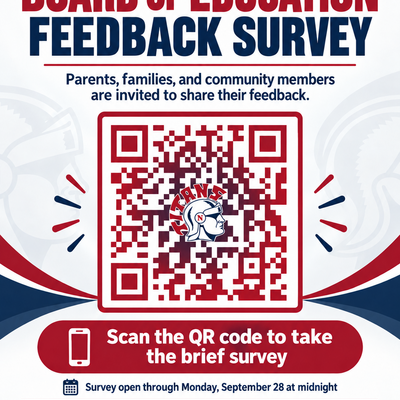 picture with qr code to reach survey
