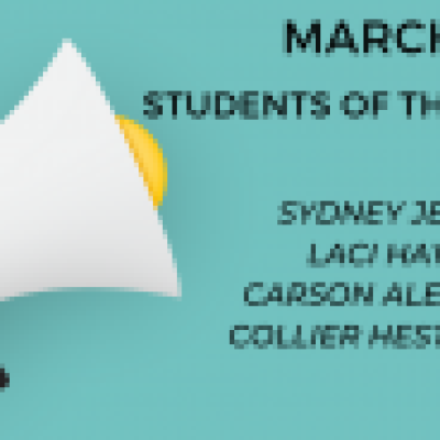 CTE March Students of the Month