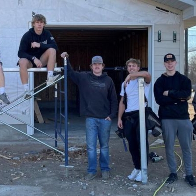 Students at Job Site