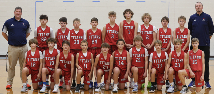 7th Grade Boys Basketball Team