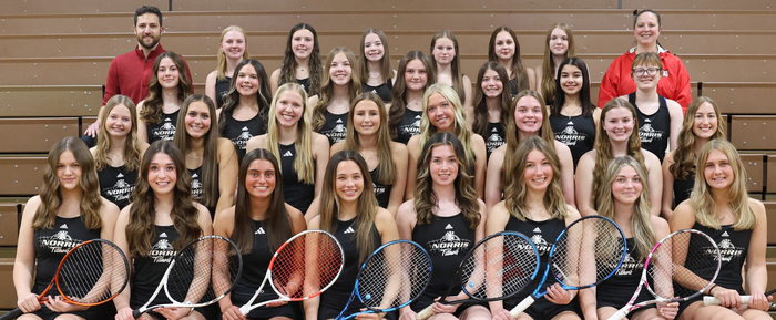 2025 Norris Girls Tennis Team