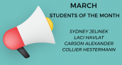 CTE March Students of the Month