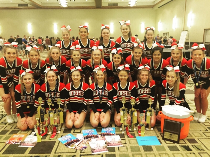 Cheerleaders attend UCA Camp