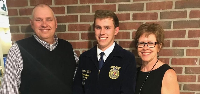 Aaron Deunk FFA STAR Finalist in Agribusiness