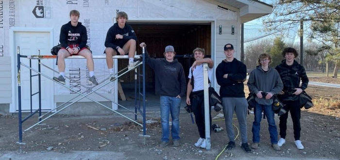 Students at Job Site