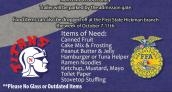 FFA/First State Bank Food Drive