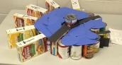 Middle School students have fun collecting food for Food Bank