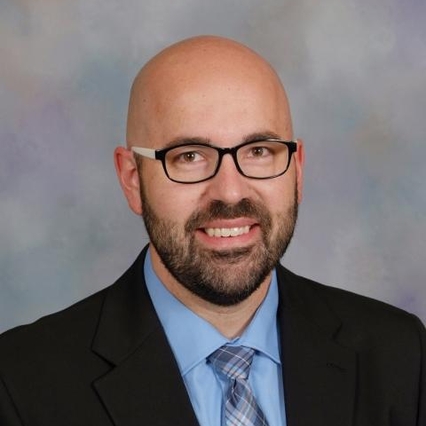 School photo of Dr. Seggerman, high school principal