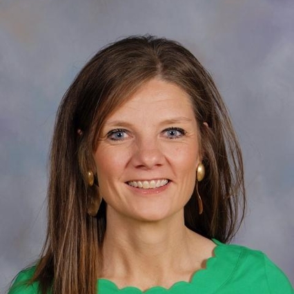 School photograph of middle school secretary Andrea Seggerman