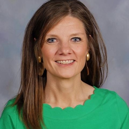 School photograph of middle school secretary Andrea Seggerman